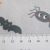 Jersey Baumwolljersey "Halloween" Spinnen und Fledermäuse auf grau Oeko-Tex Standard 100(1m/12,-€) Bild 4