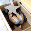 Erinnerungskiste Baby, Holz-Erinnerungsbox, personalisiertes Geschenk zur Geburt, Eisbär mit Geburtsdaten und Name, Spielzeugkiste Bild 8