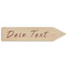 Großes Holzschild für Hochzeit - Pfeil aus Holz mit Wunschtext - Personalisierbares Wegweiser-Schild mit Gravur Bild 1