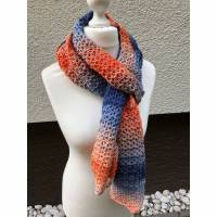wunderschöner farbenfroher und kuscheliger Schal für den Winter Bild 1
