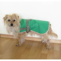 Hundemantel, Regenmantel Hunde, Hundebekleidung, Hundegeschirr, Regenschutz Hunde, Regencape, grün, blau, schwarz Bild 1