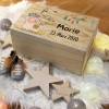 Erinnerungskiste Baby, aus Holz, Erinnerungsbox, personalisierbar mit Name und Datum, individuelle Holzkiste mit Deckel, BE WILD Alpaka Bild 6