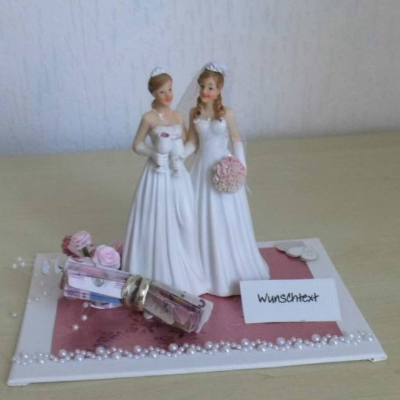 Hochzeit - Geldgeschenk - Frauenhochzeit lesbisch Frauen heiraten