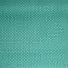 9,50 EUR/m Stoff Baumwolle Punkte weiß auf türkisgrün / aqua green 2mm Bild 6