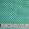 9,50 EUR/m Stoff Baumwolle Punkte weiß auf türkisgrün / aqua green 2mm Bild 9