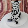 Tortendeko Tortentopper Geburtstag Zebra Fussball Italien Bild 6