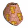Besticktes Baby-Halstuch Kinder-Halstuch Löwe Applikation mit Namen Dreieckstuch Schal aus kuschelweichem Plüsch Bild 3