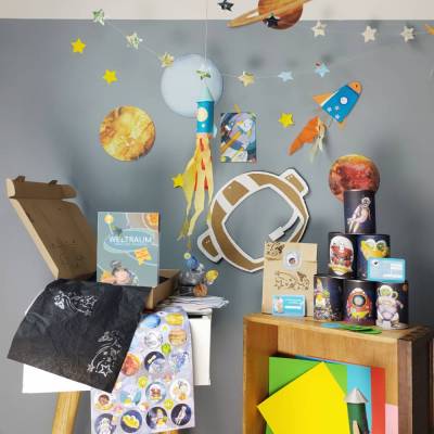 Weltraum Mottobox