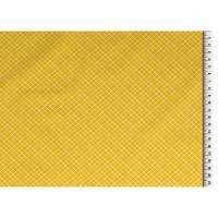 Baumwollstoff Baumwolle Popeline Raute gelb/weiß Oeko-Tex Standard 100(1m /8,00€)