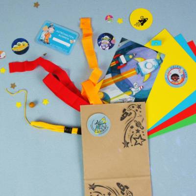 Weltraum Mottobox Erweiterungsset 1 Gast