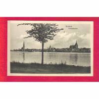 AK - Alte Ansichtskarte - Rostock Gesamtansicht - ca. 1925 Bild 1
