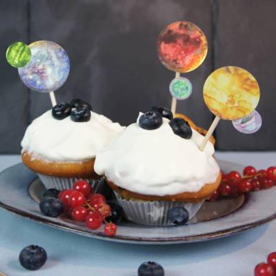 Weltraum Muffin Topper