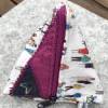 Pyramiden-Täschchen mit Reißverschluss und Schlüsselring - stilvolles Universal-Täschchen für Frauengeheimnisse und mehr Bild 4