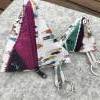 Pyramiden-Täschchen mit Reißverschluss und Schlüsselring - stilvolles Universal-Täschchen für Frauengeheimnisse und mehr Bild 6