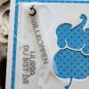 Glückwunschkarte zur Geburt mit Tierbaby-Motiv, Babykarte, Karte zur Taufe Bild 2