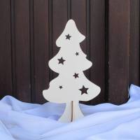 Weihnachts-Sternbäumchen aus Holz, Tannenbaum, Dekobaum Bild 1