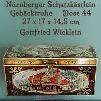 Große Vintage Lebkuchentruhen von Gottfried Wicklein und Gebrüder Seim Bild 1