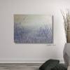 Acrylbild auf Leinwand in harmonischen Blautönen als stimmungsvolles Landschaftbild,  Wohnraumdekoration, Kunst Bild 4