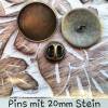 Brosche Pin Anstecknadel Cabochon 20mm Frauenkopf Gemmen Kamee Bild 2