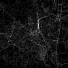 Stadtplan BAYREUTH - Just a black Map I Digitaldruck Stadtkarte citymap City Poster Kunstdruck Stadt Karte Bild 2