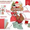 Adventskalender zum Aufhängen und selbst Befüllen Santa - Komplett mit Schnur, Papiertüten & Adventskalenderzahlen Bild 3