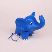 Kleiner blauer Metzeler Werbe-Elefant Bild 1