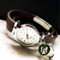 Armbanduhr,Wickeluhr,Schnallenverschluss, echt Leder, wish Bild 1