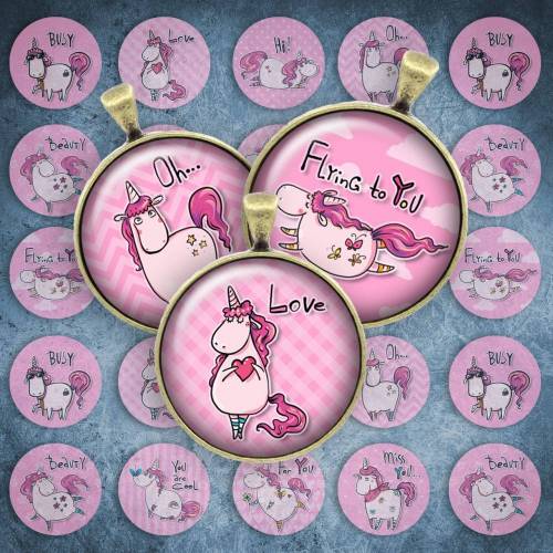 282 - Cabochon Vorlagen, 25mm 18mm 14mm 12mm, rund, Cabochon Motive, Bottle Cap images abstrakt modern pastell 