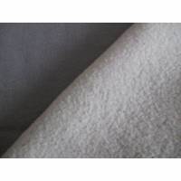 Wintersweat Baumwoll - Sweat  uni einfarbig grau Oeko-Tex Standard 100 ( 1m/13,-€) Bild 1
