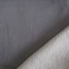 Wintersweat Baumwoll - Sweat  uni einfarbig grau Oeko-Tex Standard 100 ( 1m/13,-€) Bild 2