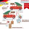 Adventskalender zum Aufhängen und selbst Befüllen X-Mas-Truck - Komplett mit Schnur, Papiertüten & Adventskalenderzahlen Bild 5