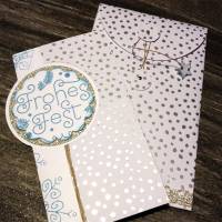 Pop up Circle Cards- Designer Papier Weihnachtskarten mit Dreh - Auswahl