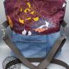 Eine Arletta Bag aus Jeans und wasserabweisendem Stoff,  Schnittmuster von Blau Bunt – Lexa Lou alias Lucinda Patko Bild 2