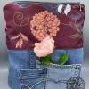 Eine Arletta Bag aus Jeans und wasserabweisendem Stoff,  Schnittmuster von Blau Bunt – Lexa Lou alias Lucinda Patko Bild 5