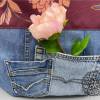 Eine Arletta Bag aus Jeans und wasserabweisendem Stoff,  Schnittmuster von Blau Bunt – Lexa Lou alias Lucinda Patko Bild 7