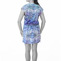 ART-DÉCO Kleid Tunika mit Gürtel marmoriert Bild 3