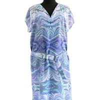 ART-DÉCO Kleid Tunika mit Gürtel marmoriert Bild 5