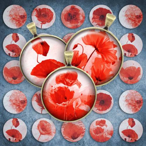 288 - Cabochon Vorlagen, 25mm 18mm 14mm 12mm, rund, Cabochon Motive, Bottle Cap images abstrakt modern pastell