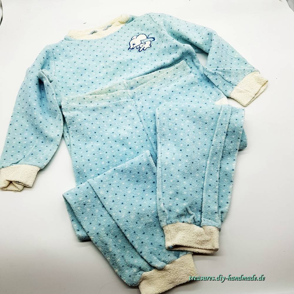 Vintage, 2tlg Kinder Schiesser, Tausendsassa Marke Schlafanzug