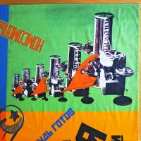 FARBIGE TISCHDECKE aus Biobaumwolle, Sowjetunion-Plakate 1920er Jahre Bild 9