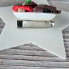 weihnachtliche Brosche bunter Teller mit Lebkuchen handmodelliert aus Fimo Polymer clay Bild 8