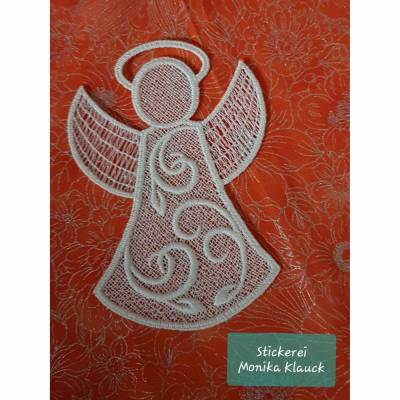 Lace-Engel, gestickt