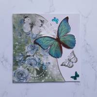 Geburtstagskarte Schmetterlinge, Glückwunschkarte Bild 7