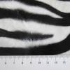 Fellimitat Zebra Fell Plüsch Webpelz (1m/9,-€) Bild 2