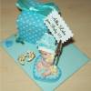 Baby Geburt Taufe - Geldgeschenk - blau - Geschenkidee für einen Jungen Bild 4