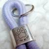 Schlüsselanhänger aus Segeltau-I love my dog Bild 2