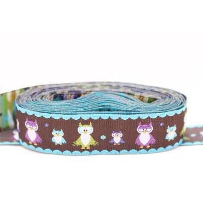 EULEN Webband mehrfarbig Eulenwebband 17 mm Breite Owl Borte Band