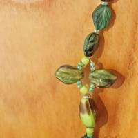 Glasperlenkette mit deutschen Formglasperlen - Birnenernte für eine Gartenliebhaberin! Bild 2