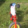 Lenkertasche für Laufrad / Kinderrad / Roller "Einhorn grau" Bild 3
