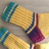 Wollsocken, Socken Gr. 41/42 klassisch handgestrickt Bild 2